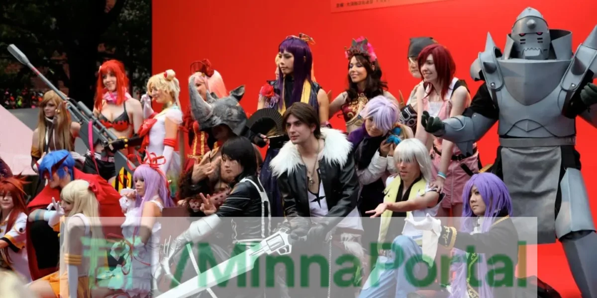 Cosplay sob calor e tempestade